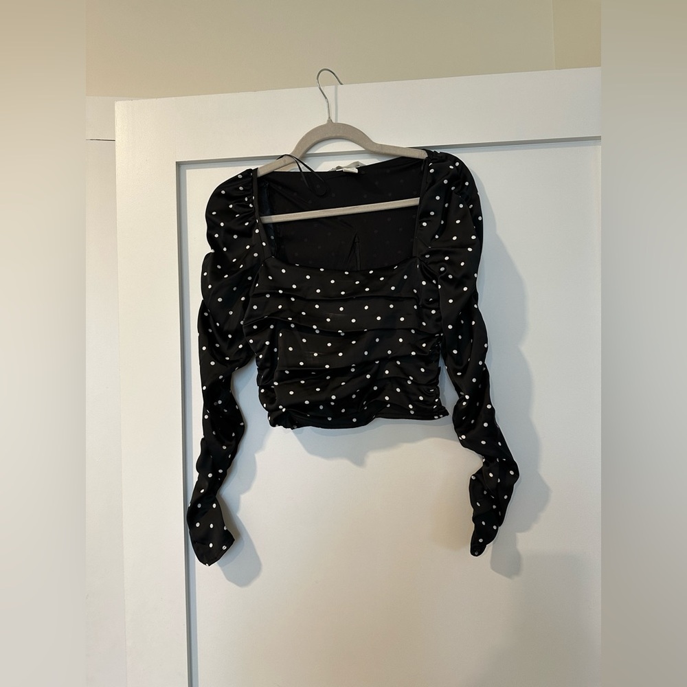 H&M like new silk top